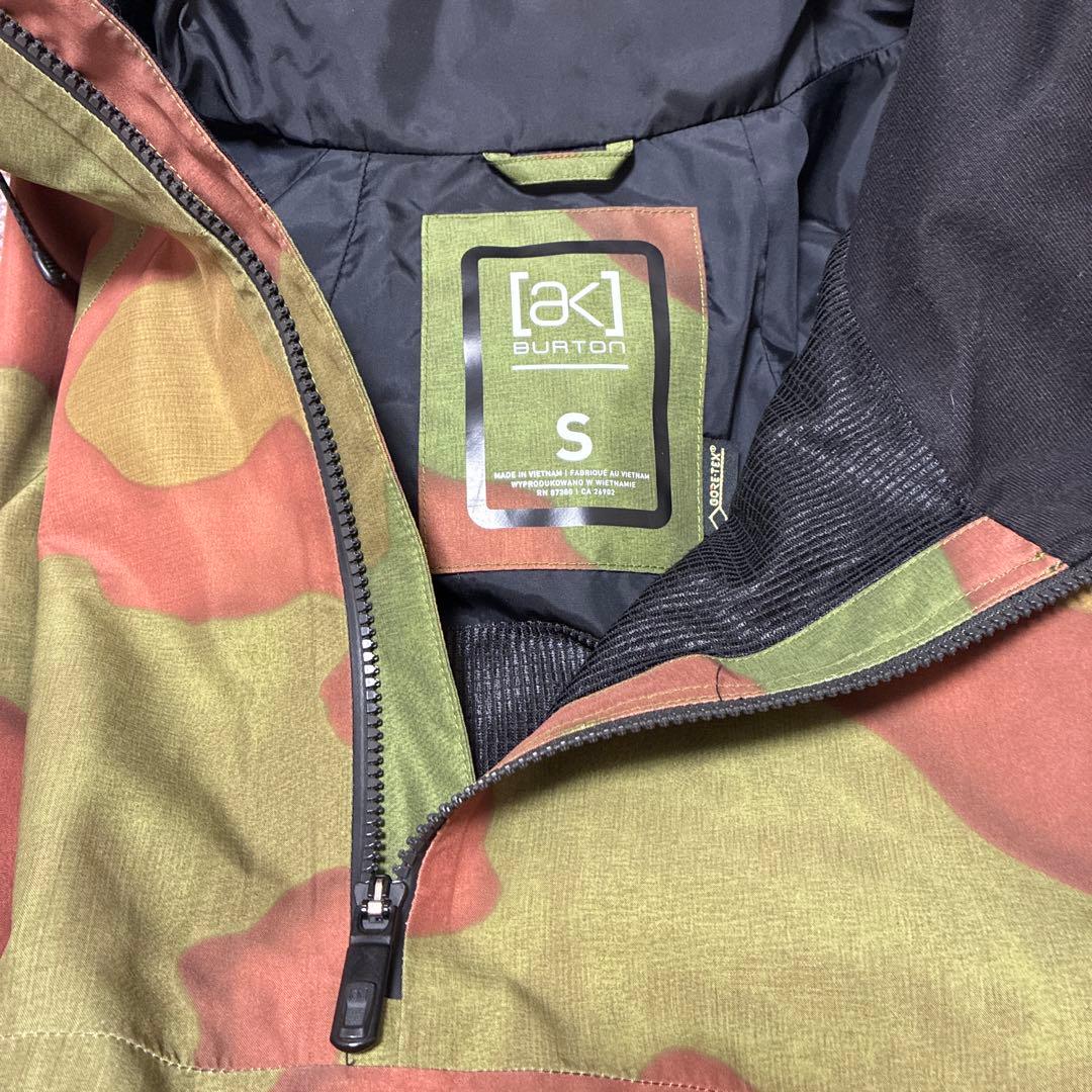 スノーボード burton AK anorak jacket gore-tex camo