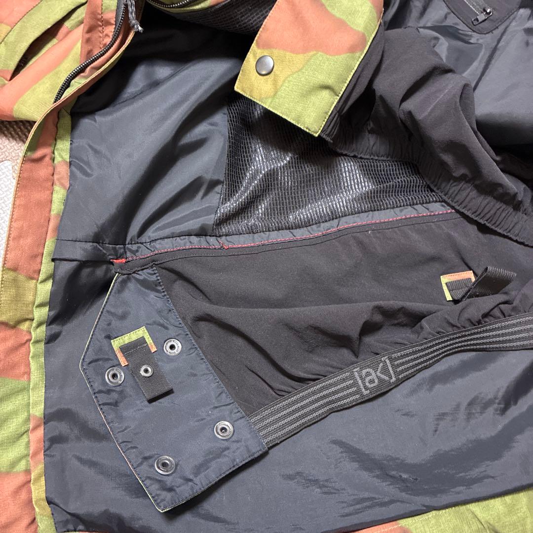 スノーボード burton AK anorak jacket gore-tex camo