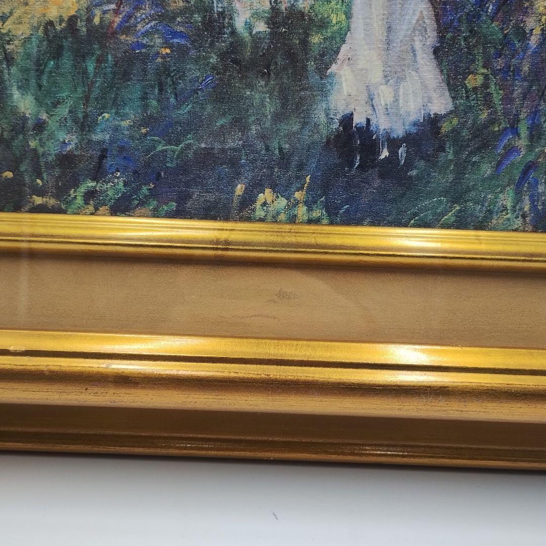 【1週間限定割引】　クロード・モネ　[ 散歩 ] 　絵画　美術品　大きめサイズ