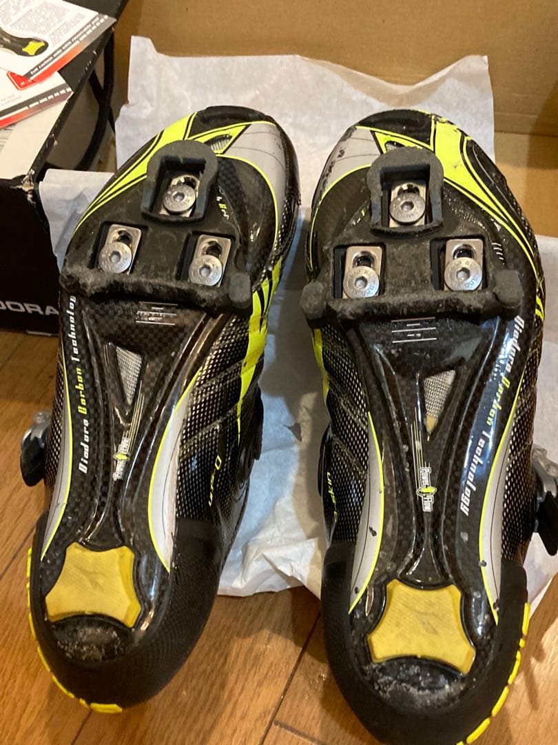 fukufuku　美品　DIADORA ディアドラ　サイクルシューズ