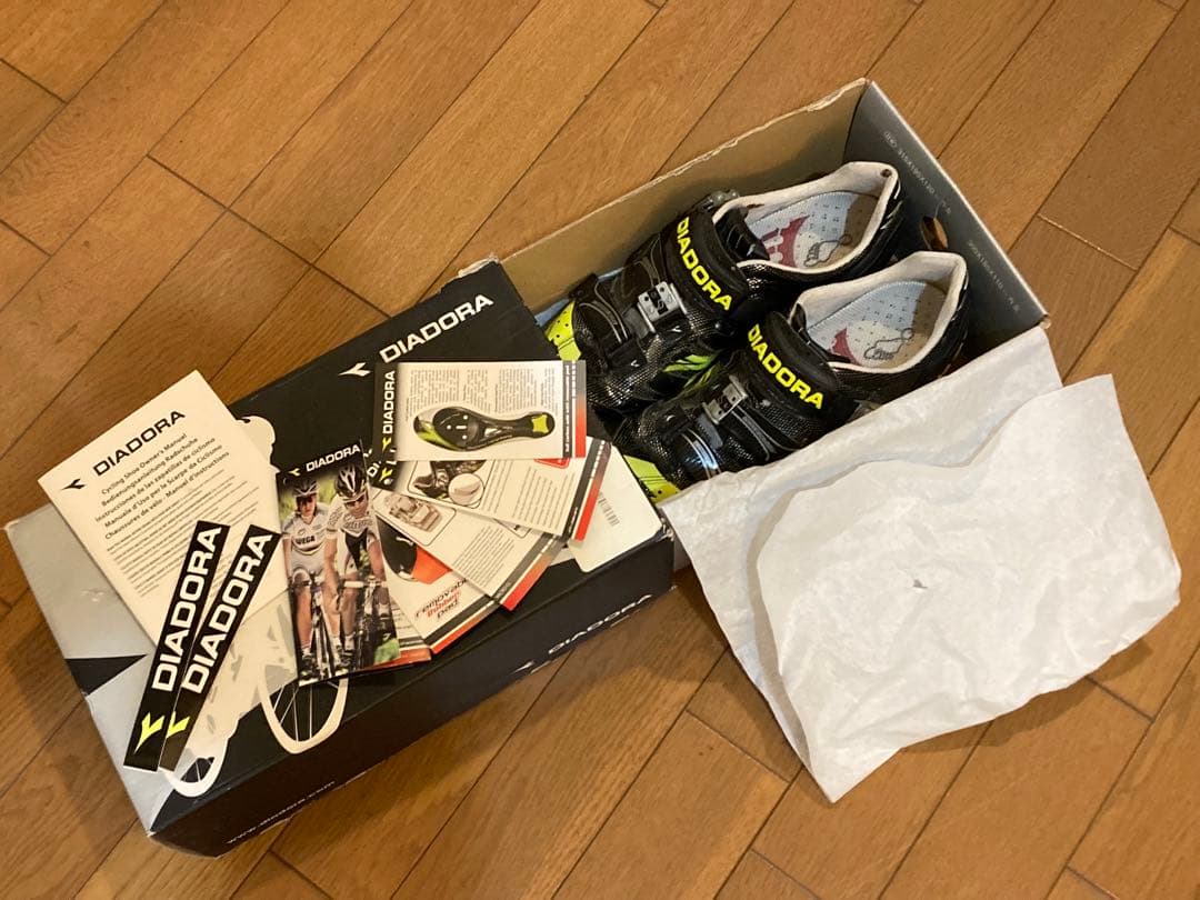 fukufuku　美品　DIADORA ディアドラ　サイクルシューズ