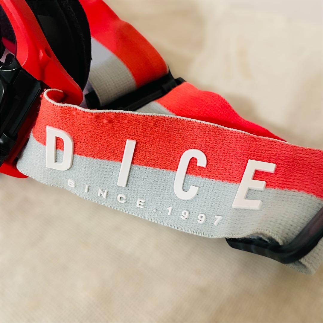 ダブルレンズDICE ULTRALENS PREMIUManti-fog RED