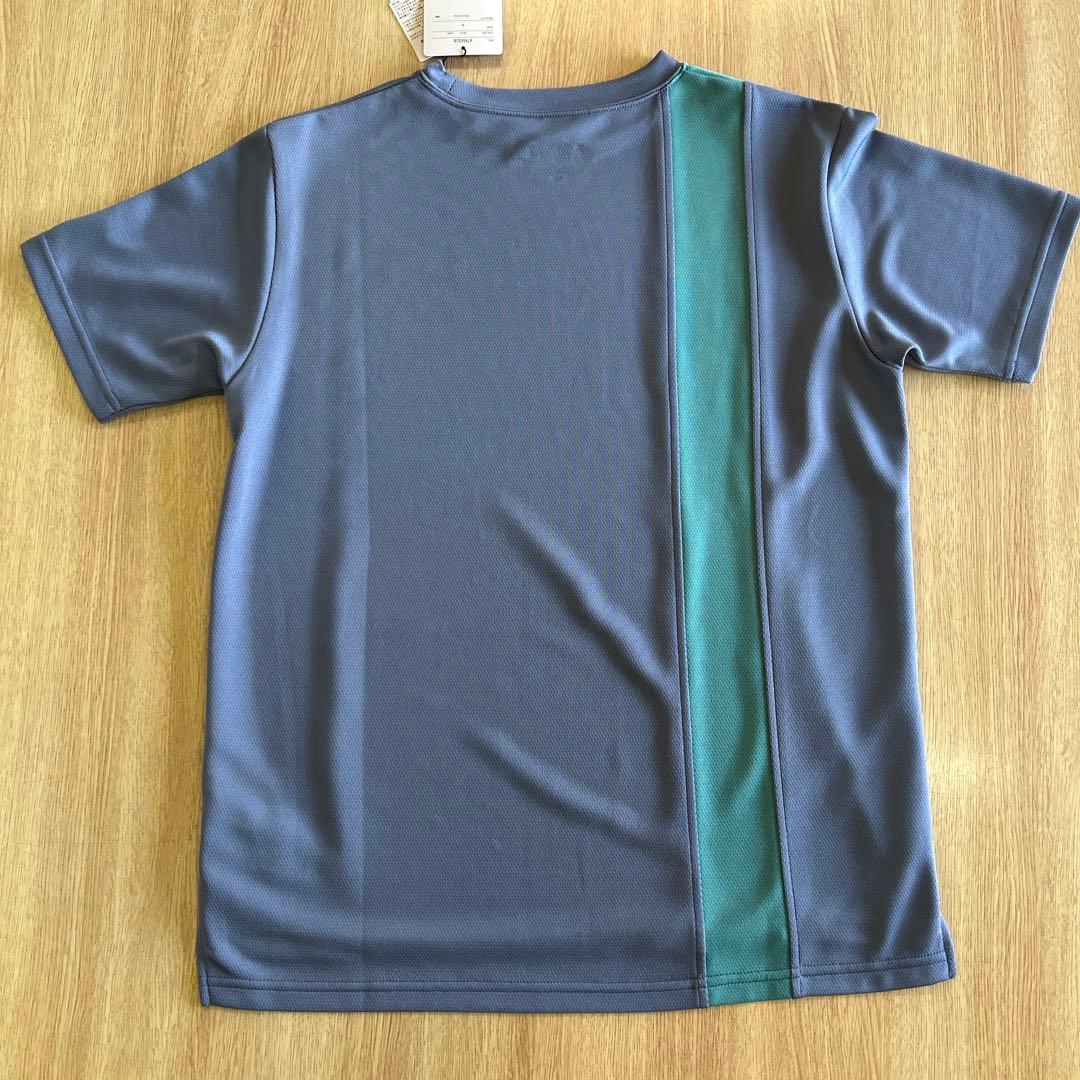 アドミラル　メンズテニスウエア ゲームシャツ　サイドストレートラインTEE　M