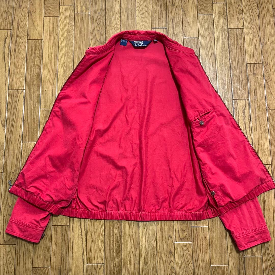 90sラルフローレンRalph Lauren スイングトップ 赤　M