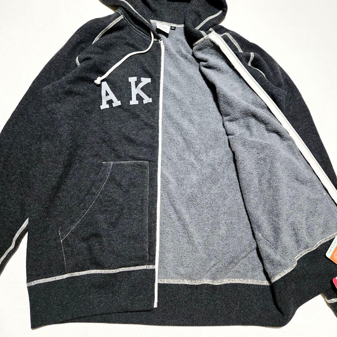 【未使用】AKTR 裏毛　ライトスウェットパーカー　バスケパーカー　XL