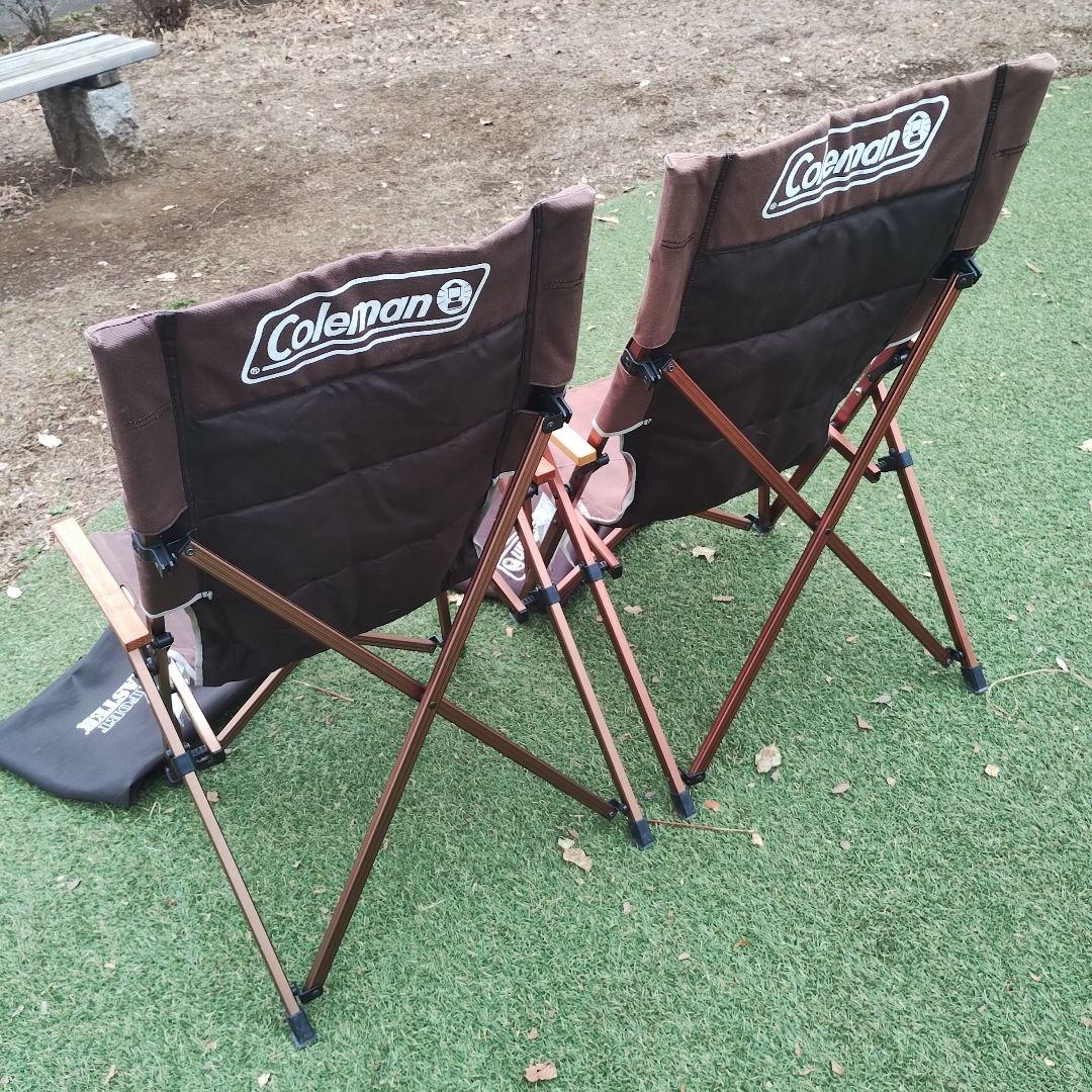 【状態良好2脚セット】Coleman マスターシリーズ キャンバススリングチェア