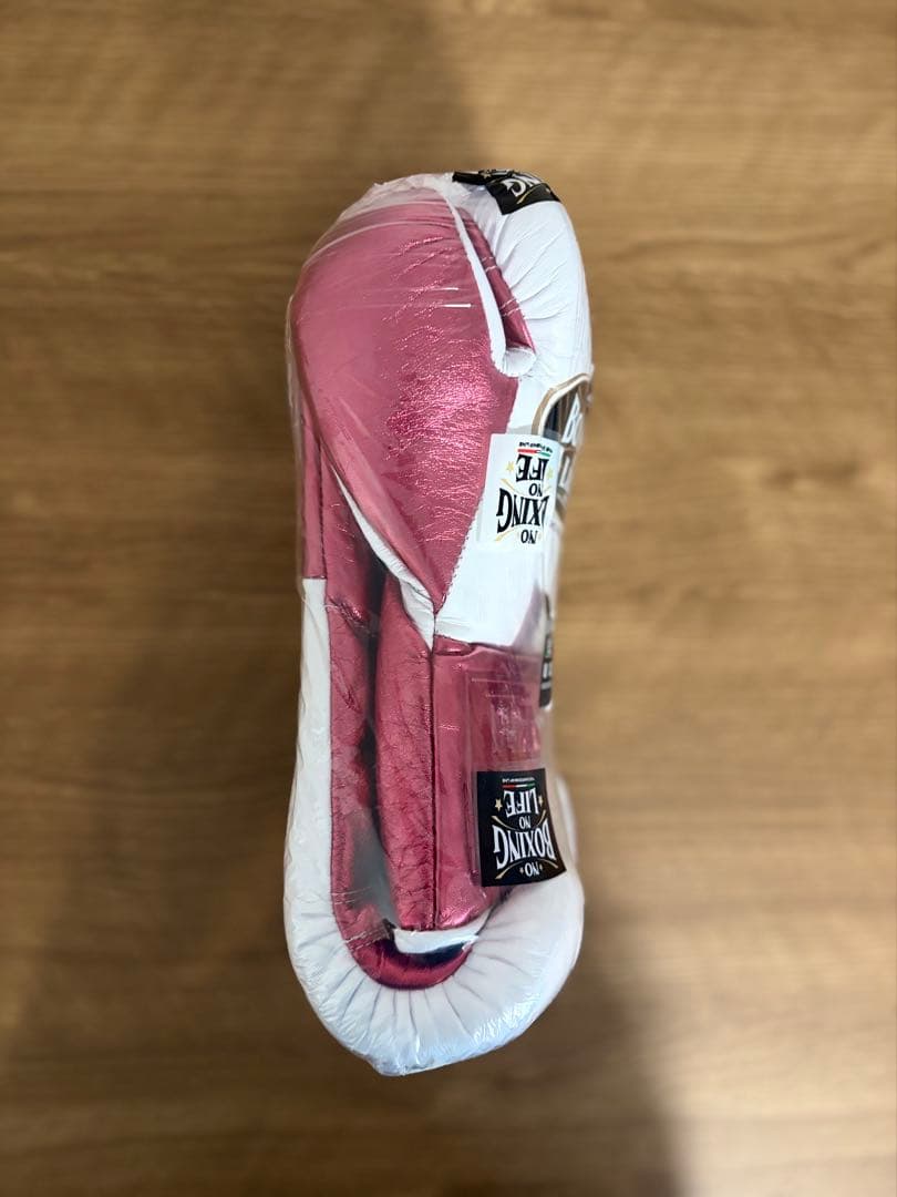 NO BOXING NO LIFE ボクシンググローブ 8oz ピンク