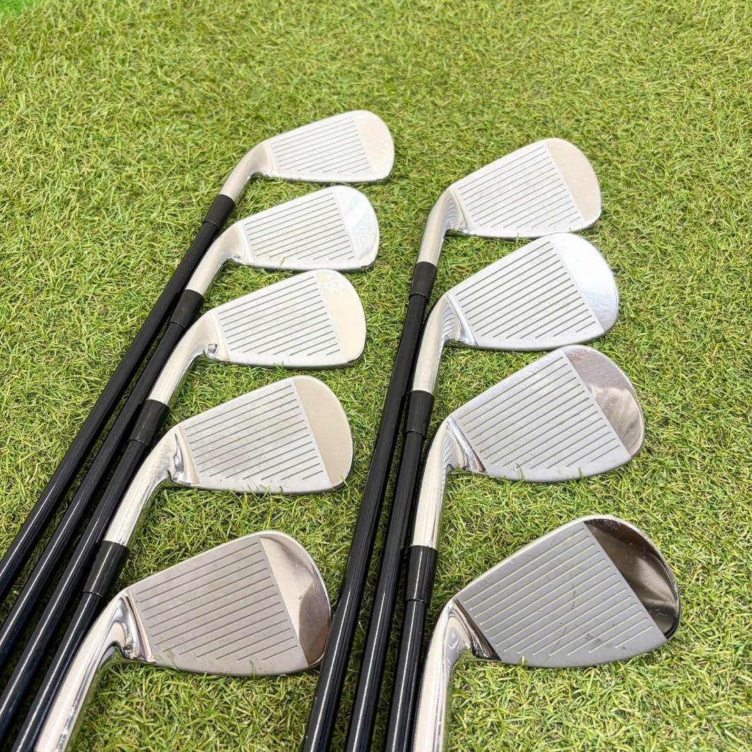良品 ミズノ JPX800 FORGED メンズ アイアンセット 9本 右 SR