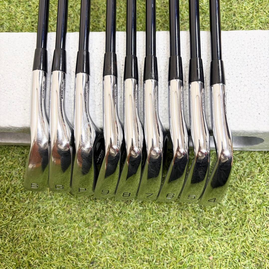 良品 ミズノ JPX800 FORGED メンズ アイアンセット 9本 右 SR