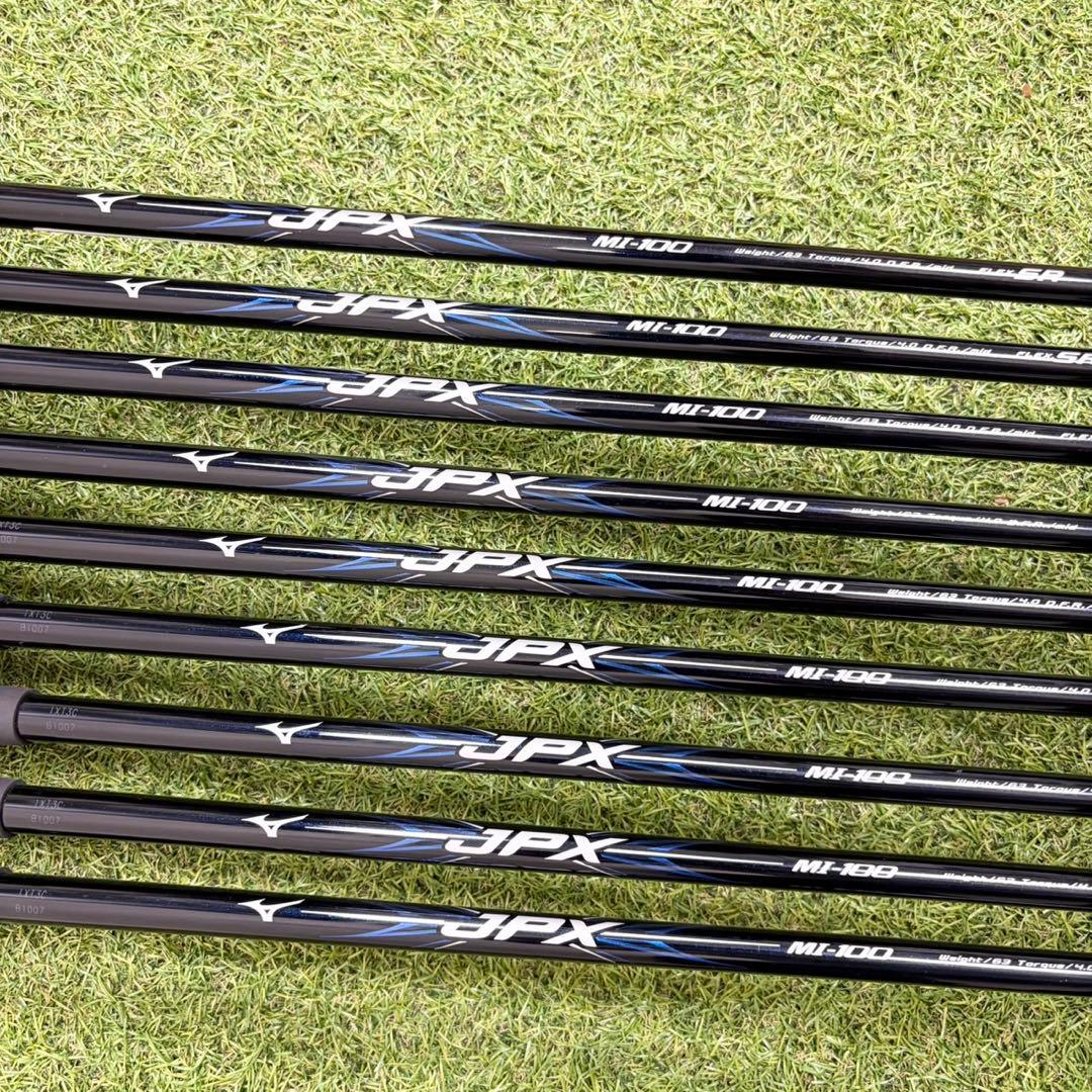 良品 ミズノ JPX800 FORGED メンズ アイアンセット 9本 右 SR
