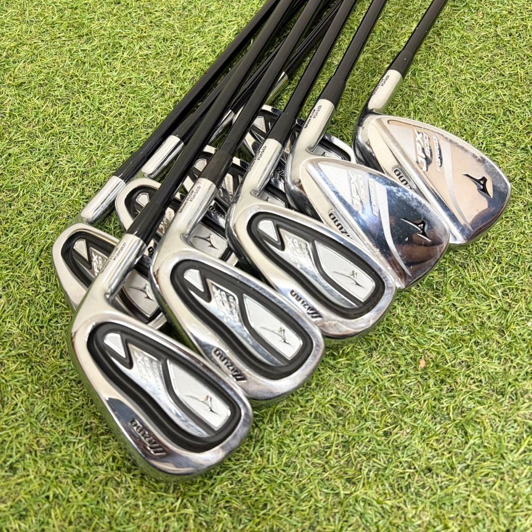 良品 ミズノ JPX800 FORGED メンズ アイアンセット 9本 右 SR