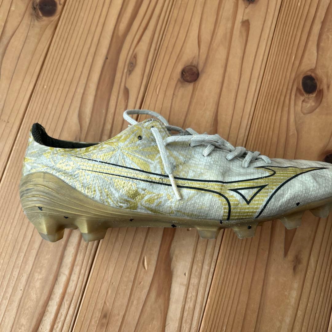 Mizuno サッカーシューズ ホワイト/イエロー