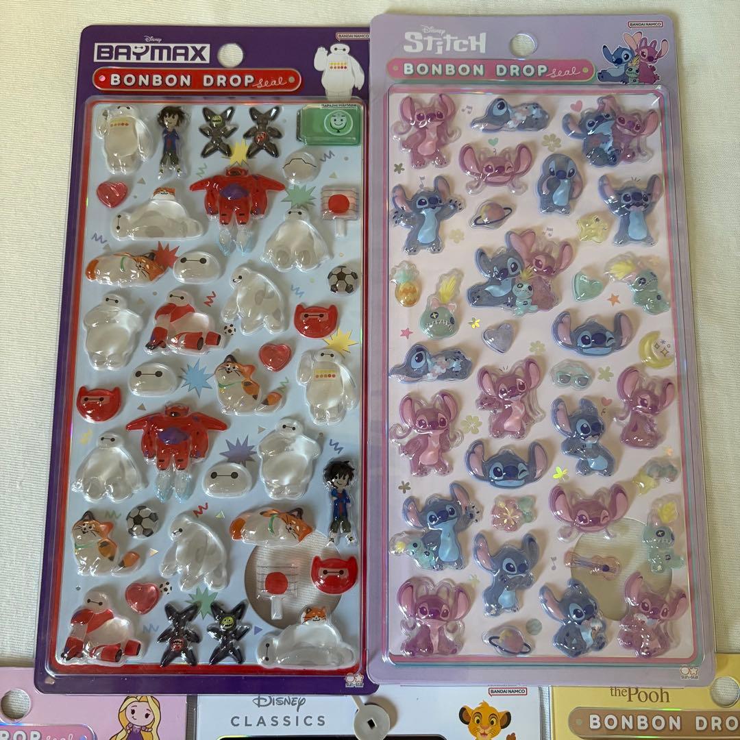 正規品　ボンボンドロップシール　ディズニー　クラシック　プリンセス　5 プーさん