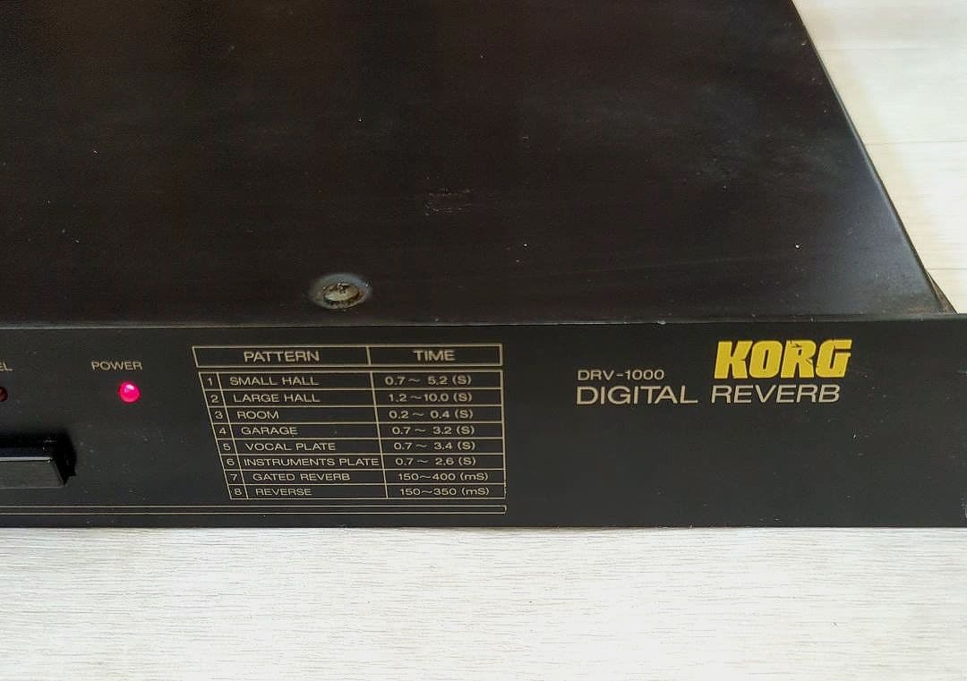 ❤️KORG DRV-1000 デジタルリバーブ　ジャパンビンテージエフェクター
