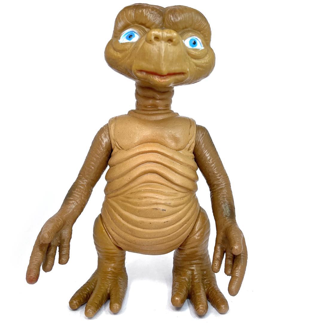 ヘッダー付 80年代 公開時 当時物 E.T. ブートレグ ソフビ フィギュア