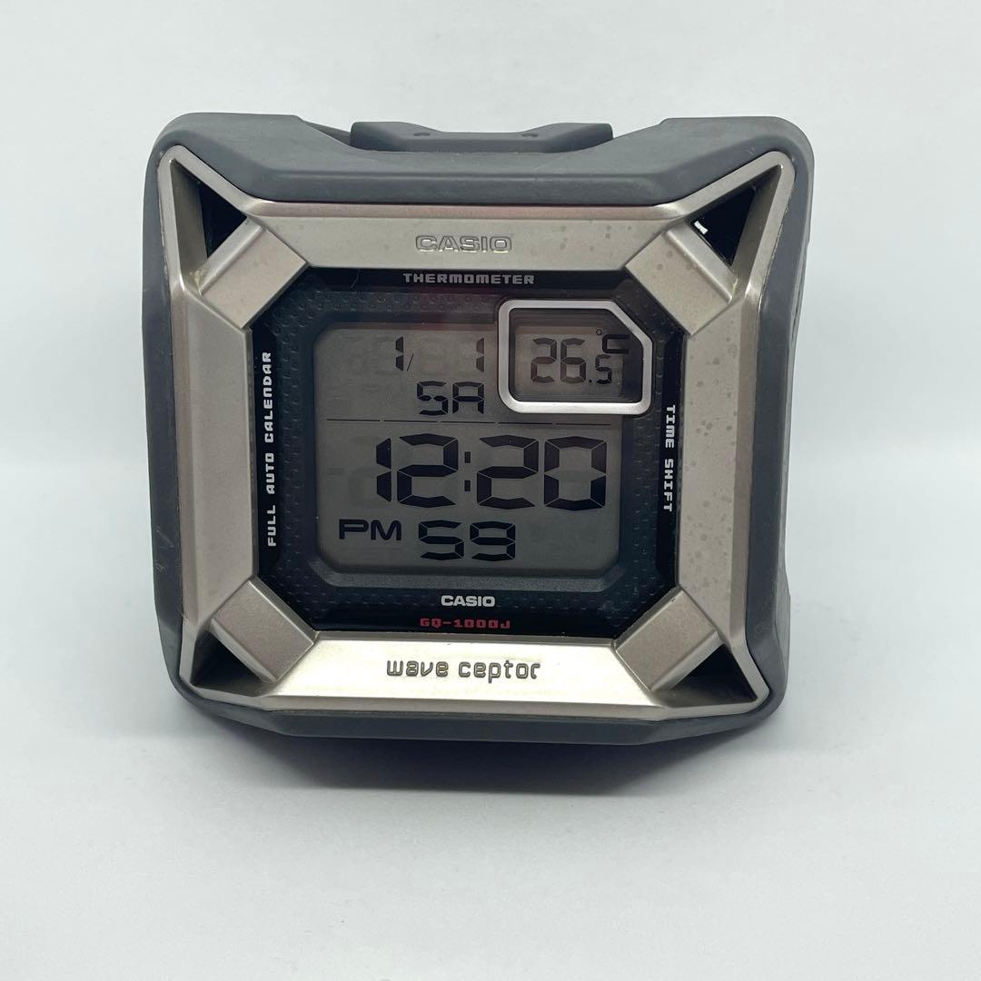 CASIO G-SHOCK 目覚まし時計 GQ-1000J 電波受信未確認