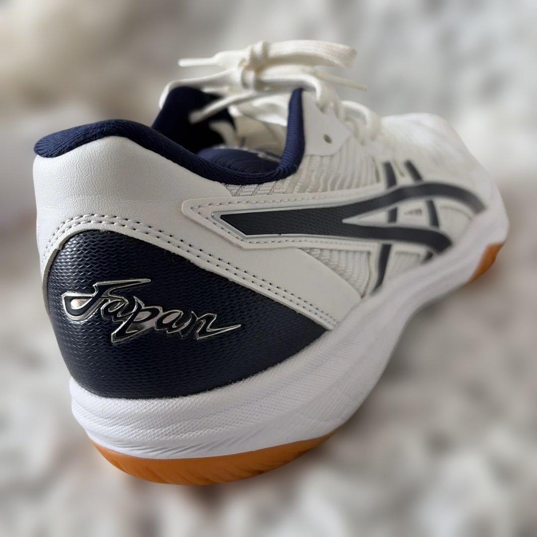 美品 26㎝ JAPAN ASICS ローテ ジャパンライト ホワイトネイビー