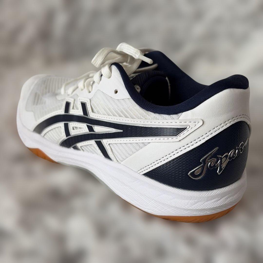 美品 26㎝ JAPAN ASICS ローテ ジャパンライト ホワイトネイビー