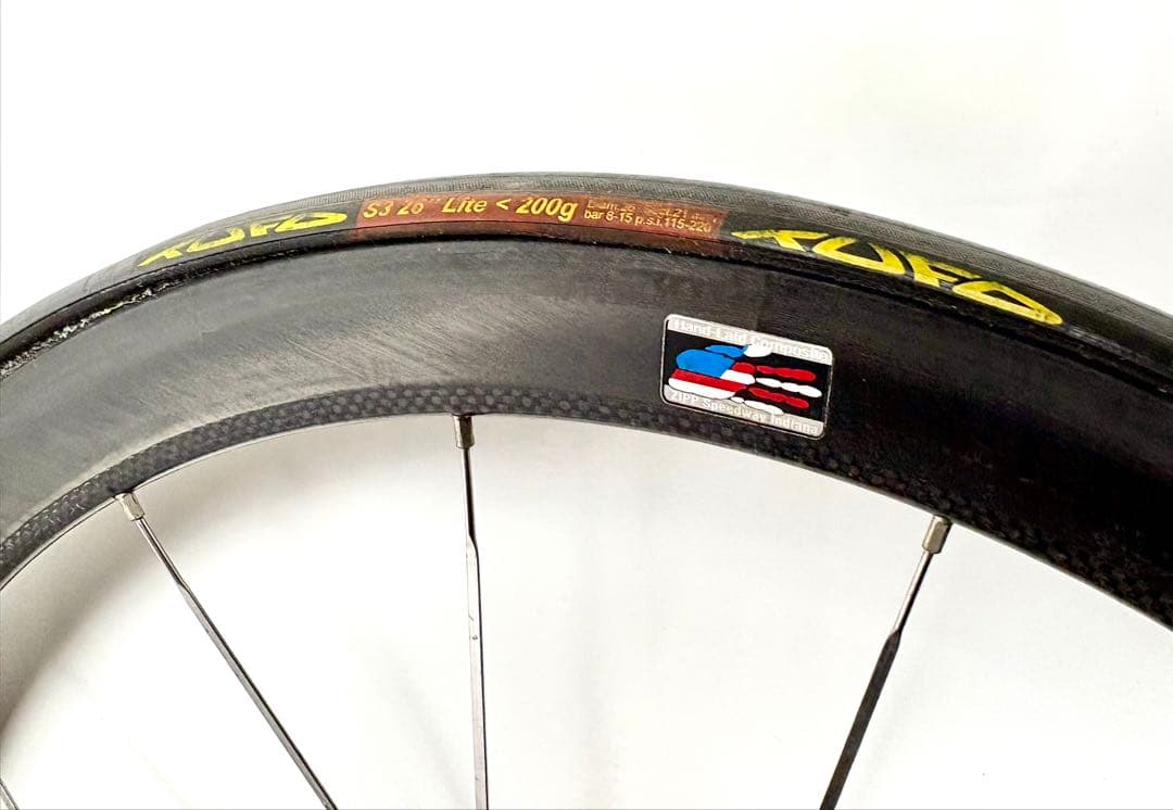 ZIPP SPEED WEAPONRY フロントカーボンホイール　650c