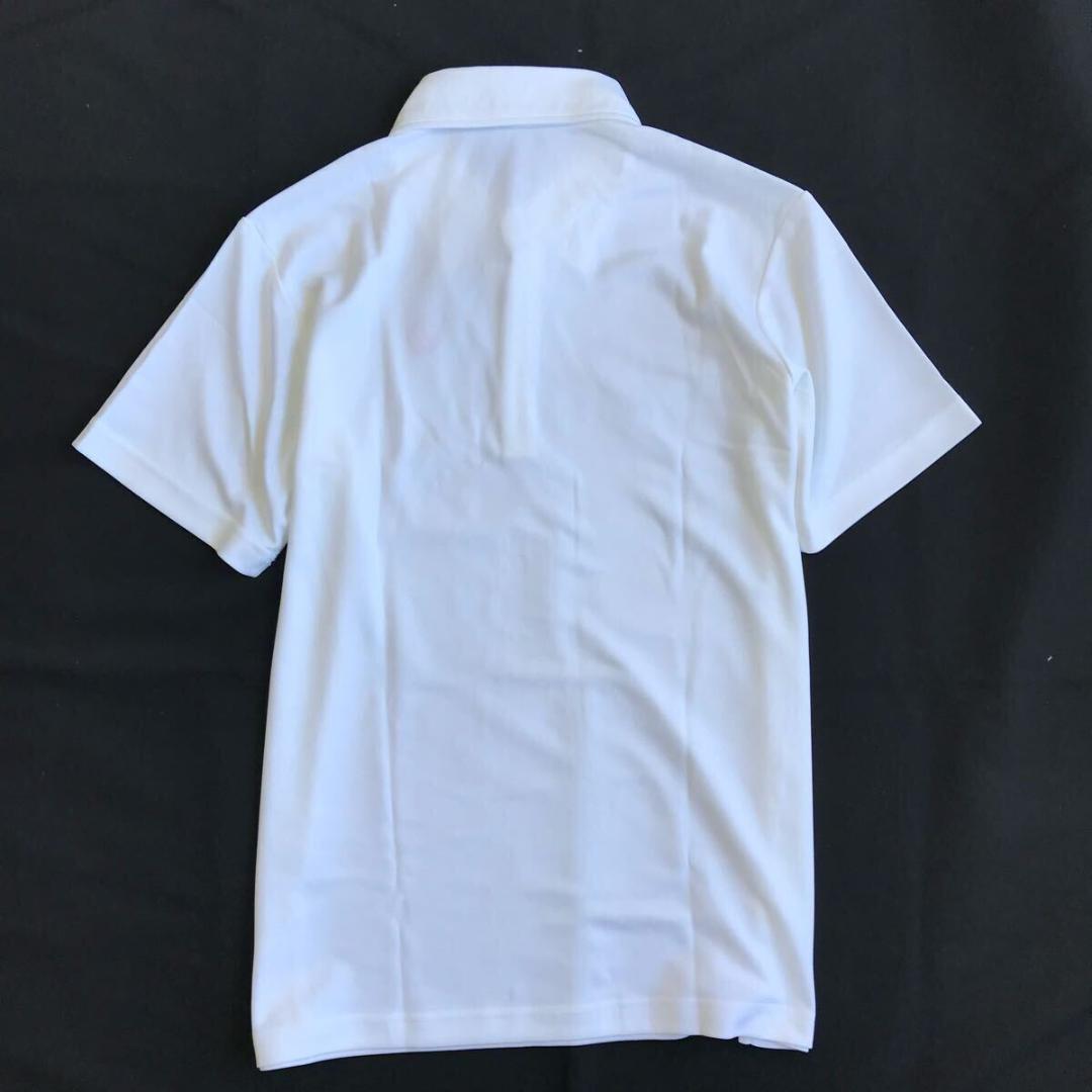 P111新品【メンズL】白 本間 ゴルフ 半袖 ポロシャツ ドライ吸汗