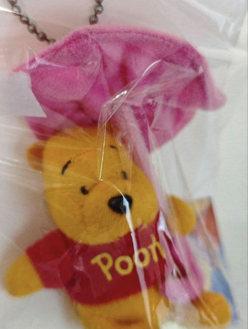 プーさん　激レア　ぬいぐるみ　ストラップ　winnie the pooh レトロ