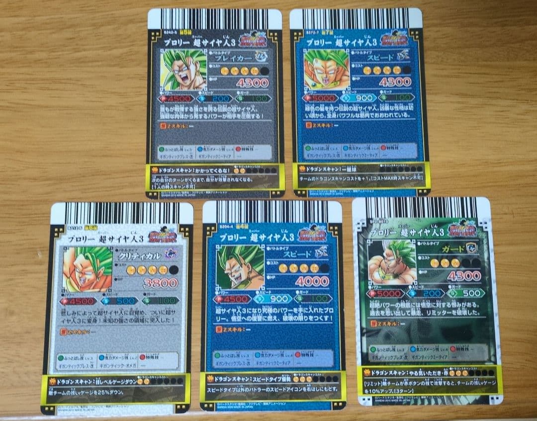 吉*丸様 ドラゴンバトラーズ　超サイヤ人3 ブロリー 5点セット