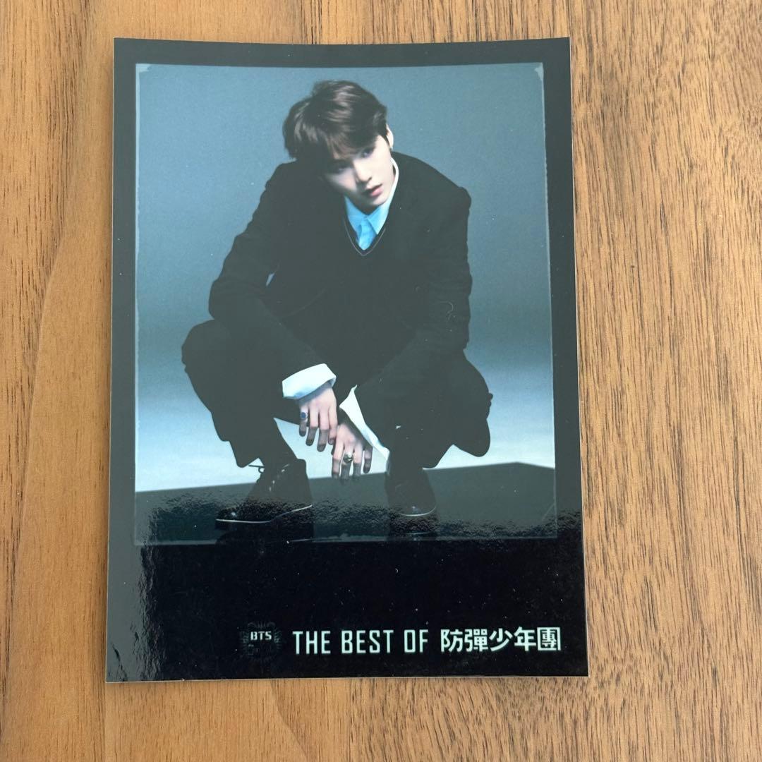 BTS SUGA ユンギ THE BEST OF 防弾少年団 フォト2枚 希少