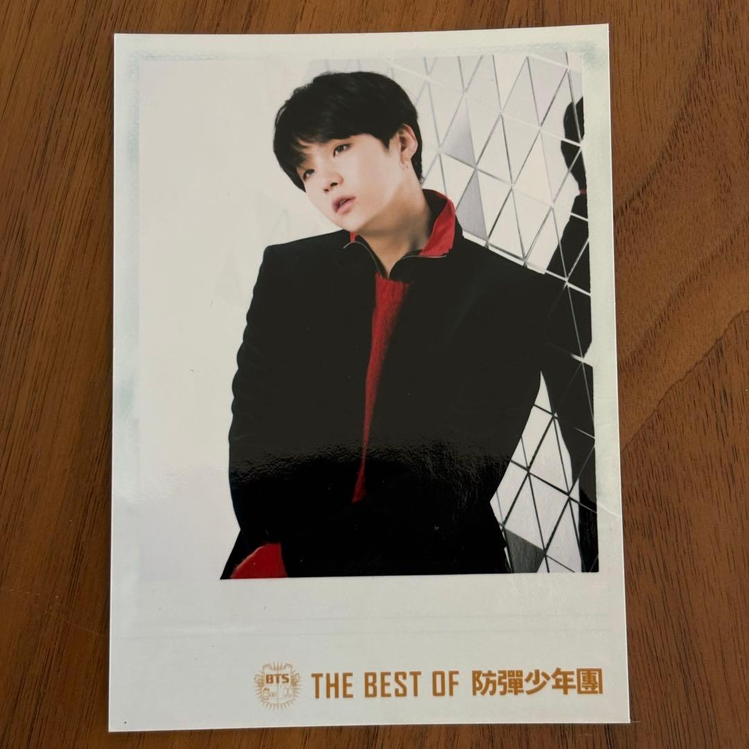 BTS SUGA ユンギ THE BEST OF 防弾少年団 フォト2枚 希少