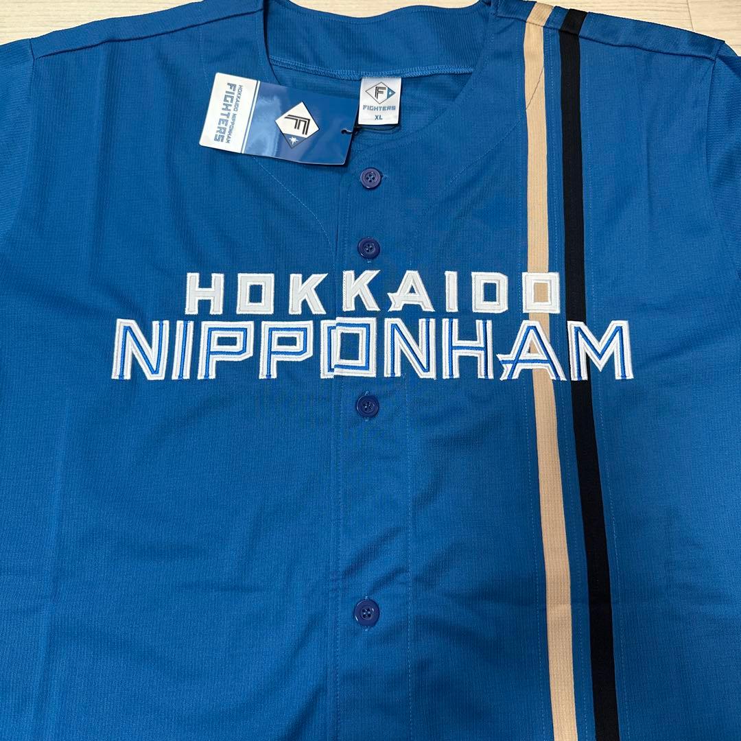 日本ハムファイターズ 有原航平選手　直筆サインユニフォーム ビジター　XL