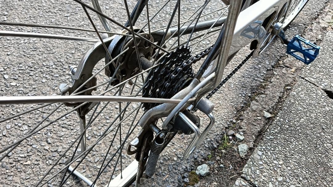 あさひ 自転車 中古 27インチ オートライト 6速
