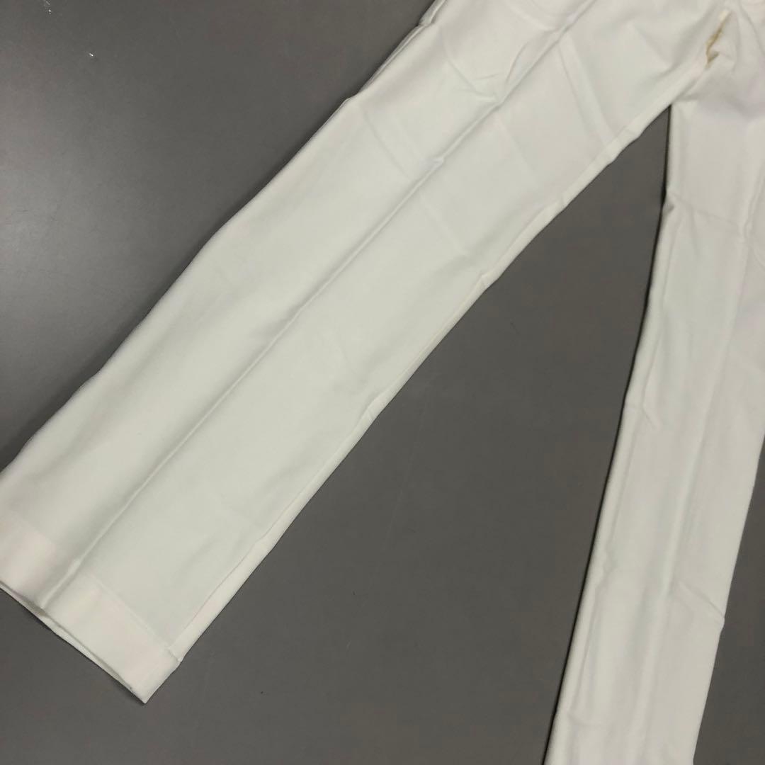 1piu1uguale3(ウノピュウ) LONG PANTS 白 メンズⅤ(L)