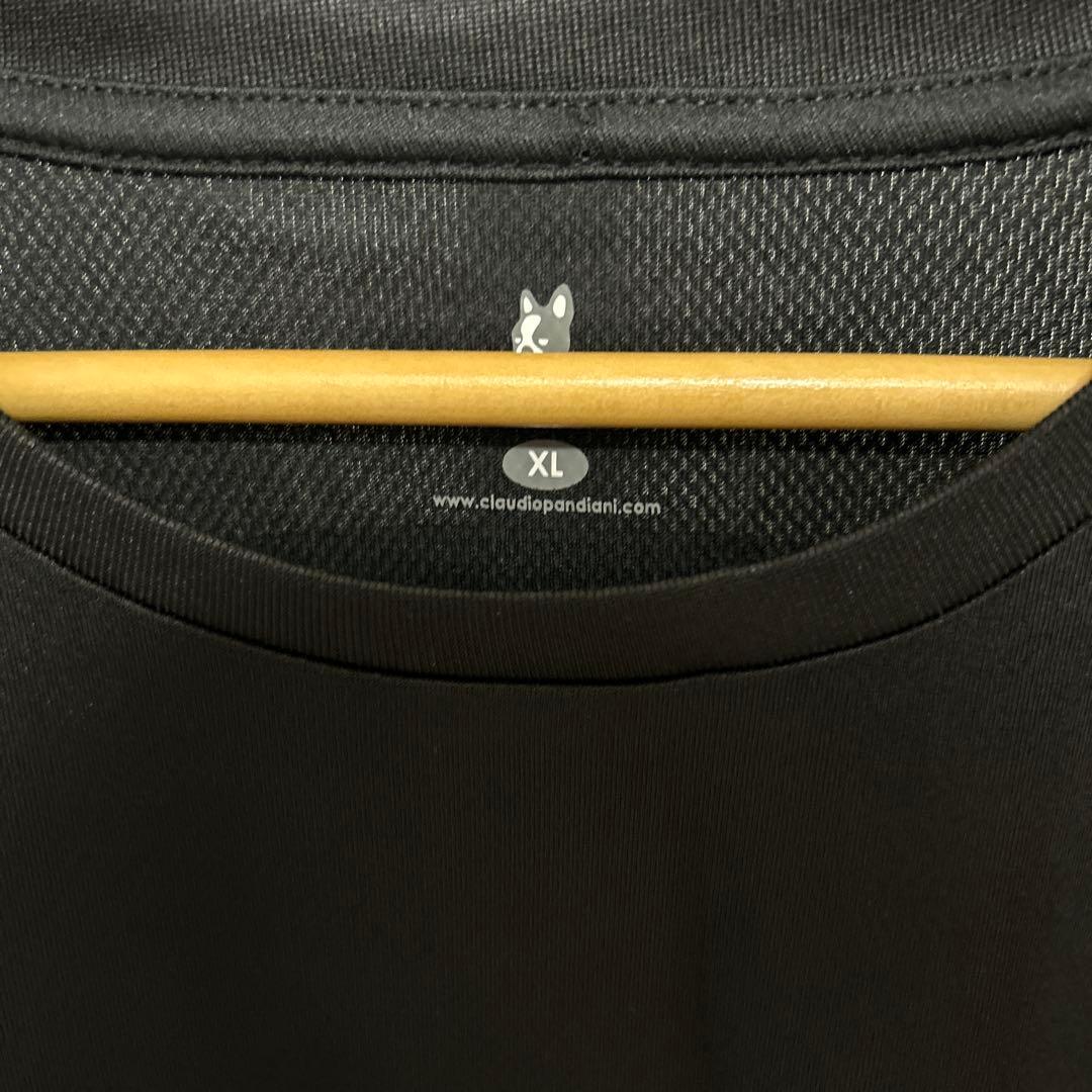 サッカージャンキー　claudio pandiani ロンt 背面ロゴ　XL