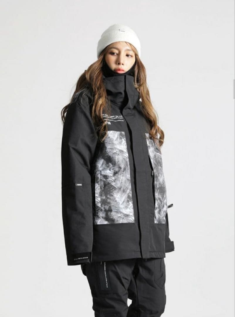 ELNATH エレナス　スノボウェア　Jett Jacket BLACK