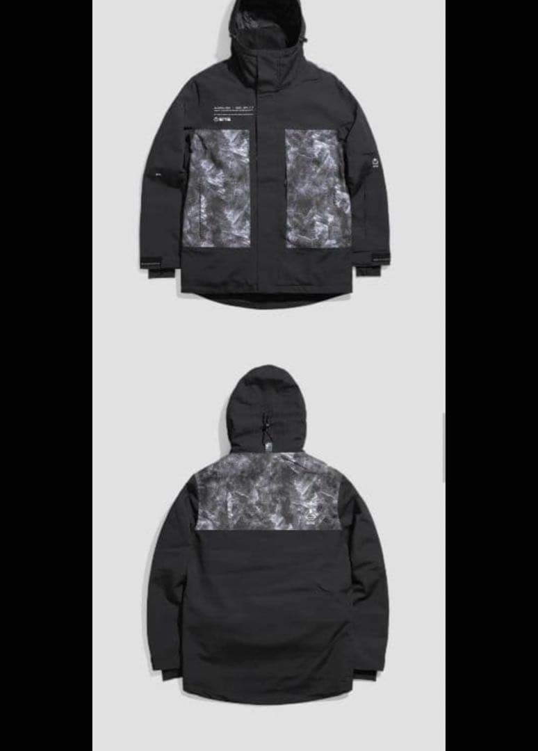 ELNATH エレナス　スノボウェア　Jett Jacket BLACK