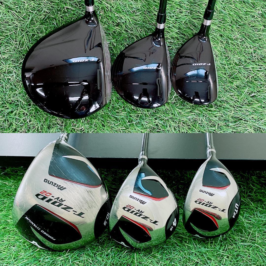 ミズノ入り メンズゴルフ フルセット 即コースデビュー 14本 G2745