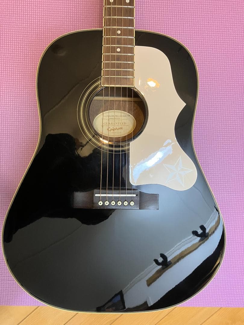 Epiphone エピフォン EJ-45 調整済 TASQナット 牛骨サドル交換