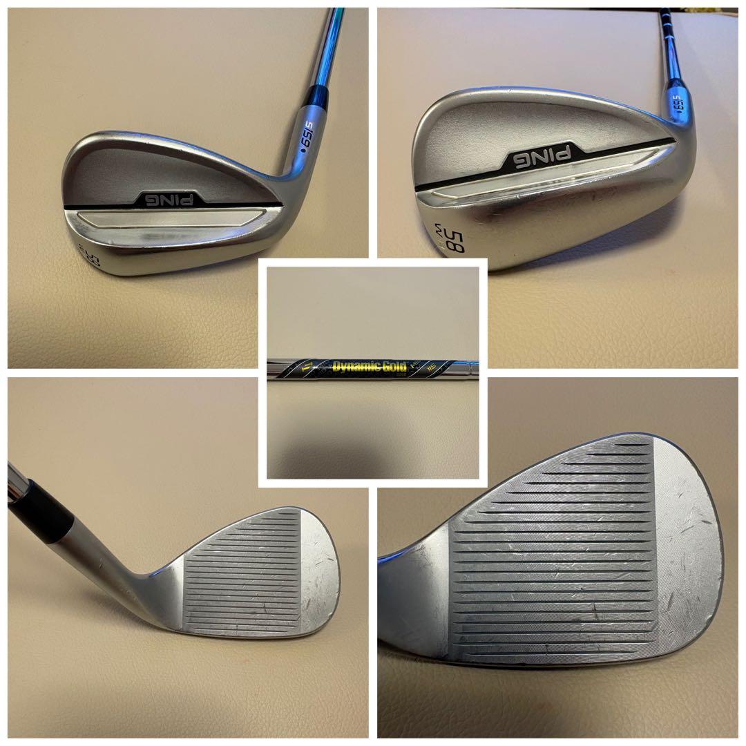 PING ピン S159 ウェッジ 4本 セット レフティ　（グリップ交換済）