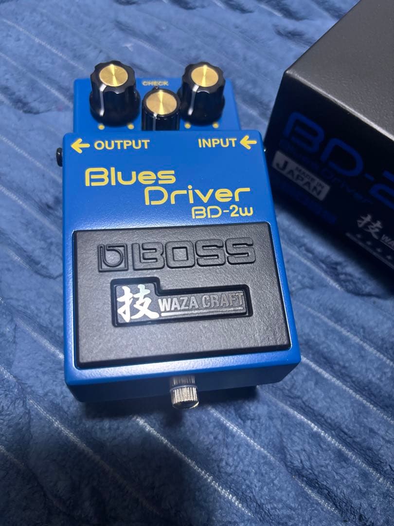 3月21日購入　BOSS BD-2w Blues D エフェクター