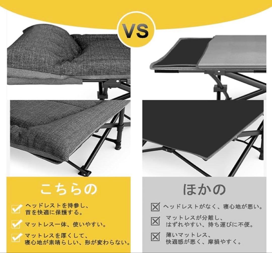 ATORPOK 折り畳み式ベッド 簡易ベッド コット 折りたたみベッド 防水