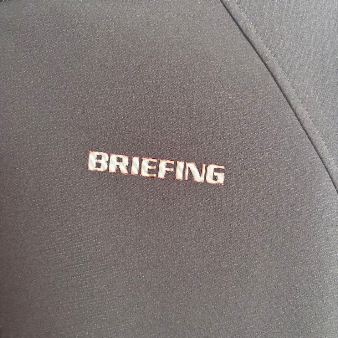 BRIEFING GOLF パーカー　裏起毛　ブラック　メンズM
