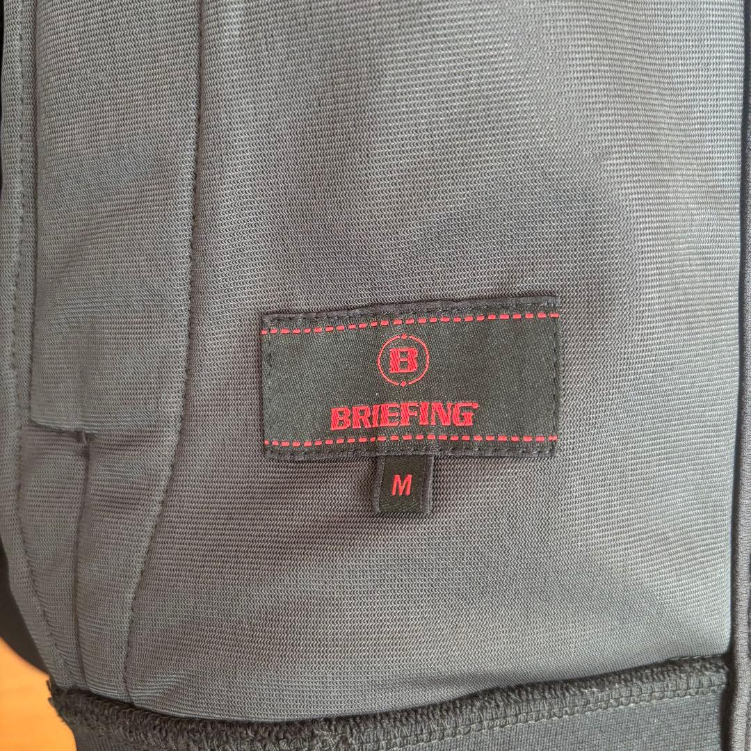 BRIEFING GOLF パーカー　裏起毛　ブラック　メンズM