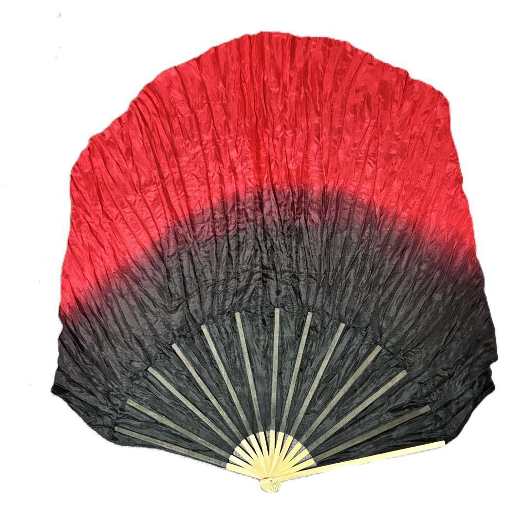 【新品】新色！ビッグフラッターファンベール★右手のみ★黒～赤