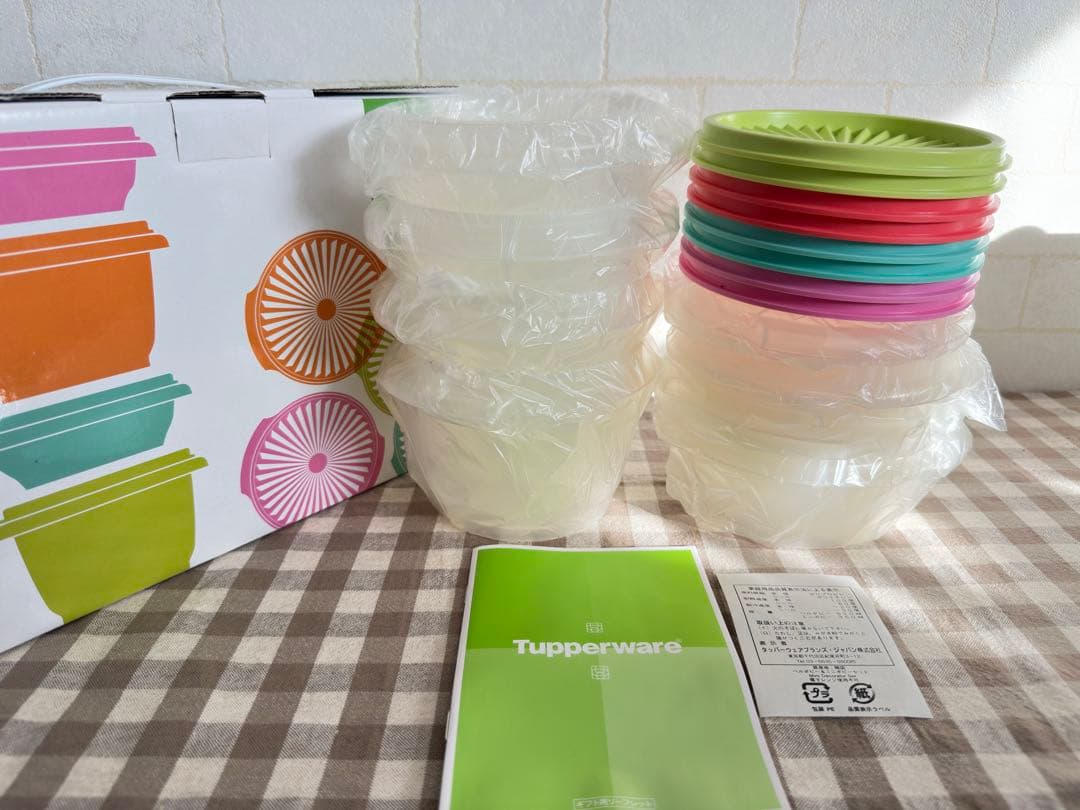 【新品未使用】Tupperware☆ベルポピー&ミニポピー 8個セット ギフト