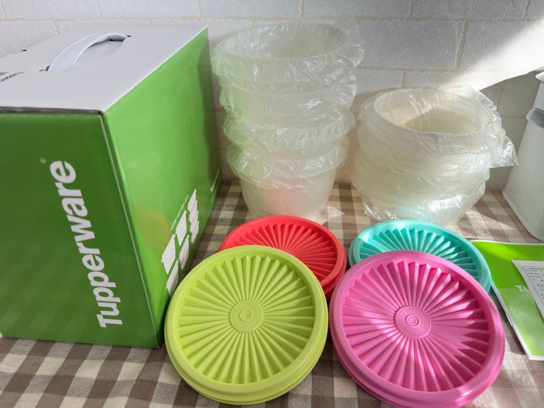 【新品未使用】Tupperware☆ベルポピー&ミニポピー 8個セット ギフト