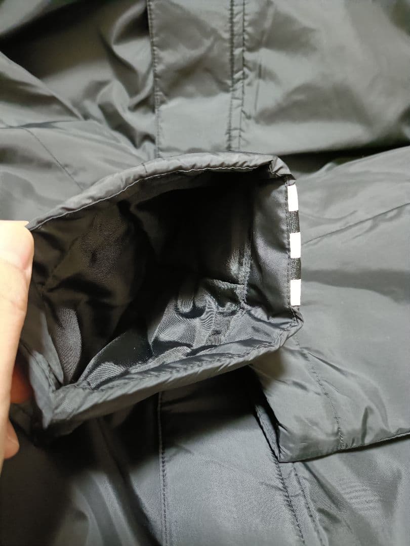 【新品】adidas ブラック ベンチコート Mサイズ