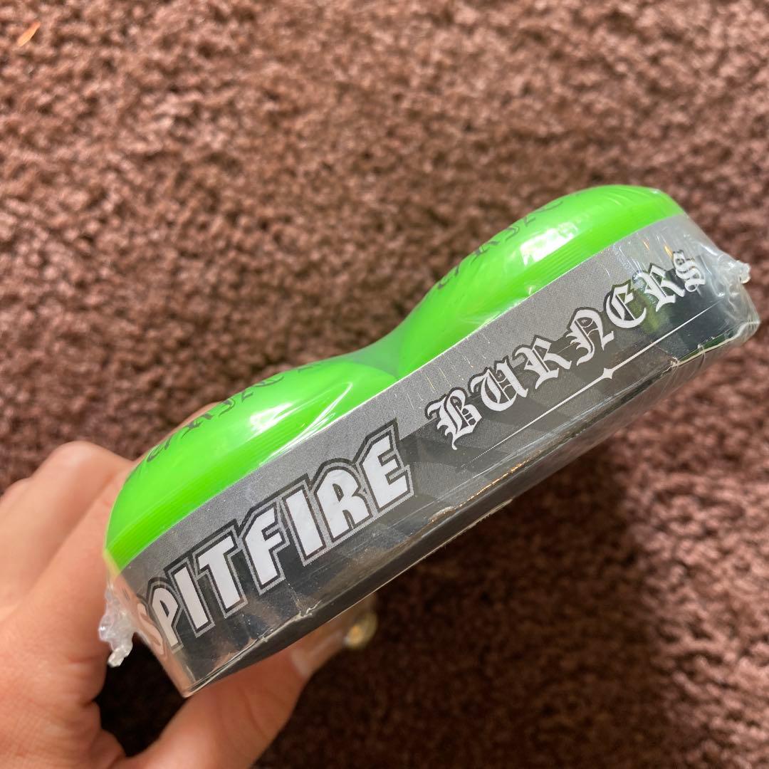 スピットファイア バーナーズ 52mm 99a グリーン　スケボーウィール