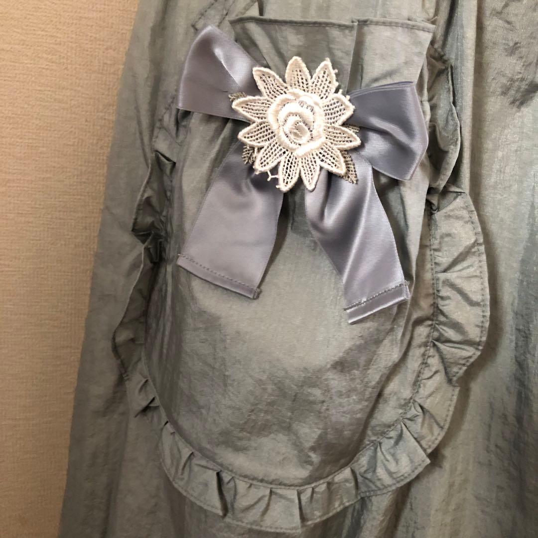 フリルエプロン