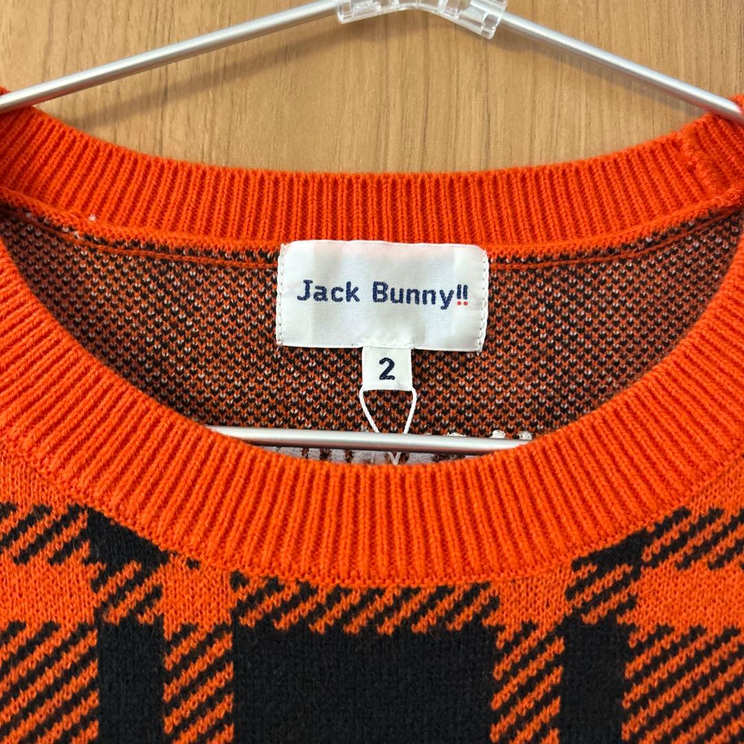 Jack Bunny!! チェック柄セーター レディース サイズ２（Ｌ）新品