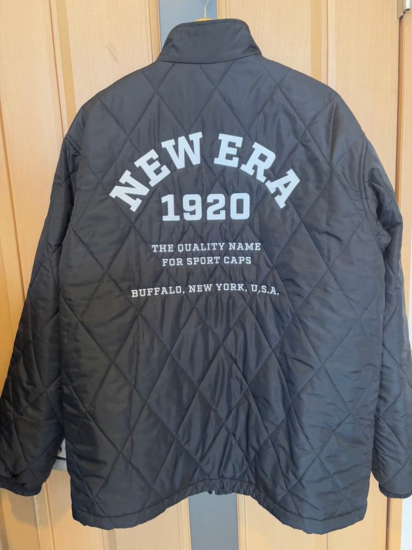 NEW ERA キルティングジャケット X-LARGE ブラック