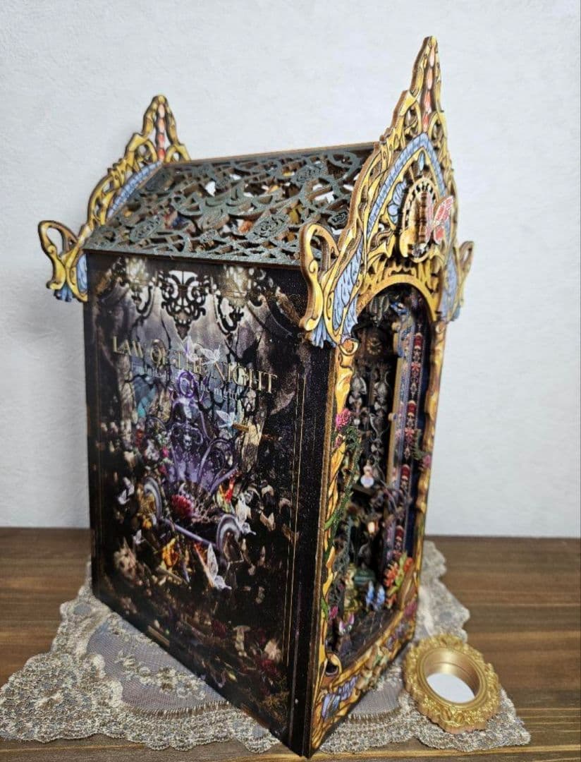 ドールハウス「魔女の宮殿」★ブックヌック★完成品★ドールハウス